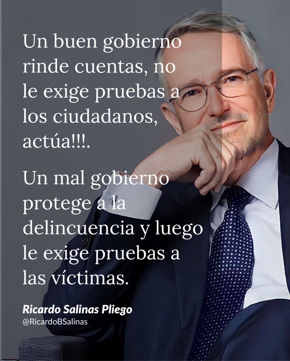 RicardoBSalinas's tweet image. Los delincuentes y rateros duran hasta que las víctimas y oprimidos lo permiten.