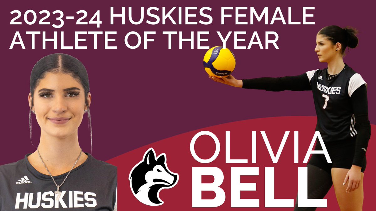 FEMALE ATHLETE OF THE YEAR Women's volleyball left side Olivia Bell, a fifth year commerce student from LaHave Islands, N.S., has been named the 2023-24 Huskies Female Athlete of the Year. Full list of award winners: smuhuskies.ca/general/2023-2…