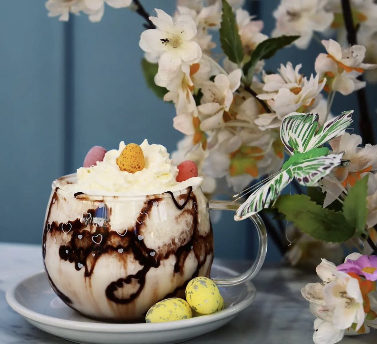 #Easter treat anyone?

Vita is supplying all the goods this weekend.

Will you be going for the honeycomb hot chocolate or the Mini Egg frappé? 🪺 

📸 @vita_solihull