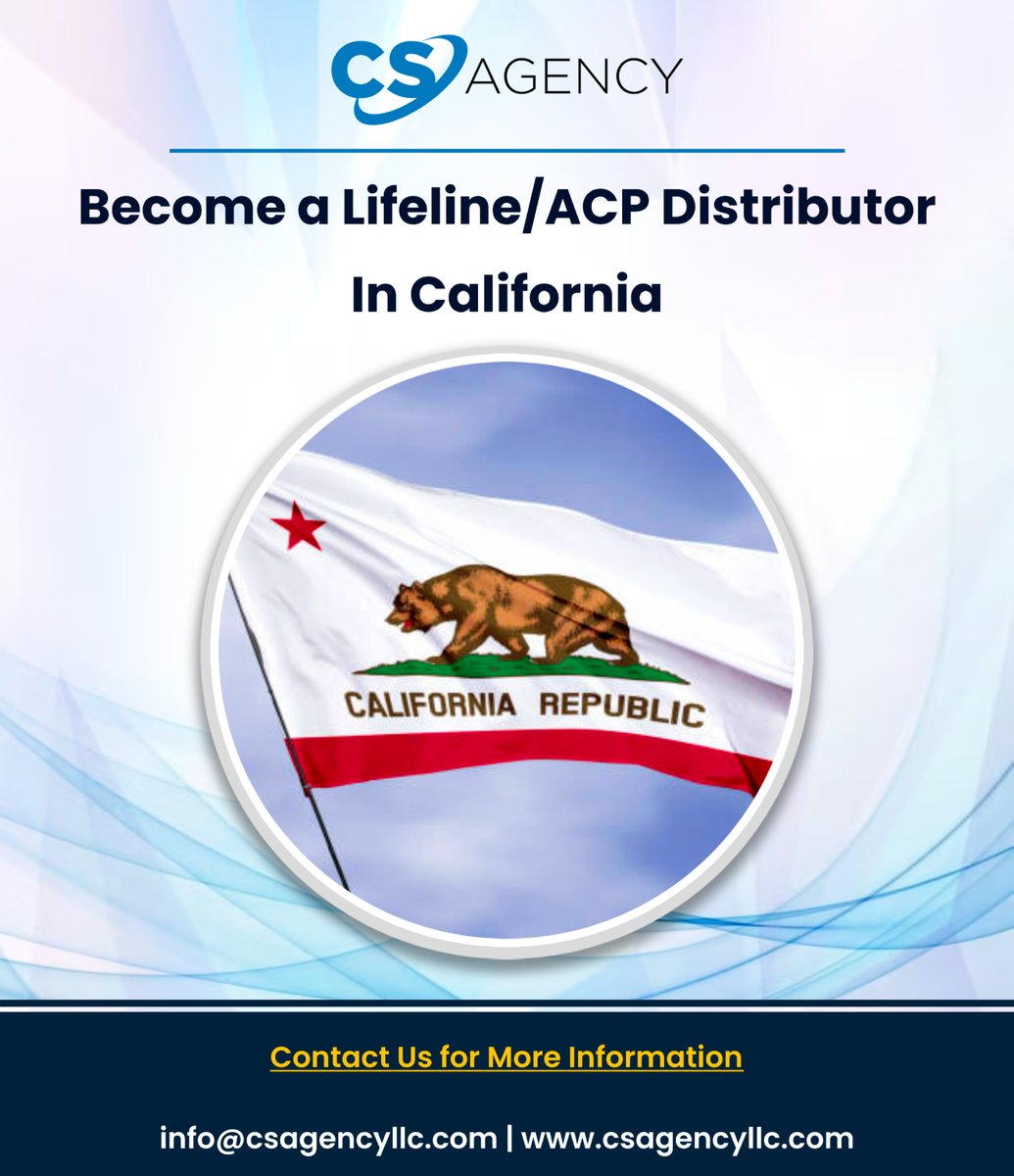 CSAgencyLLC's tweet photo. Join forces with CS Agency and experience the benefits of a successful partnership with us. We are working with business owners in California to expand their sales & marketing companies - https://t.co/3voQFCDCqD
#California #CA #CaliforniaState #CaliforniaLifeline #CSAgencyLLC https://t.co/w2APYRkvmu