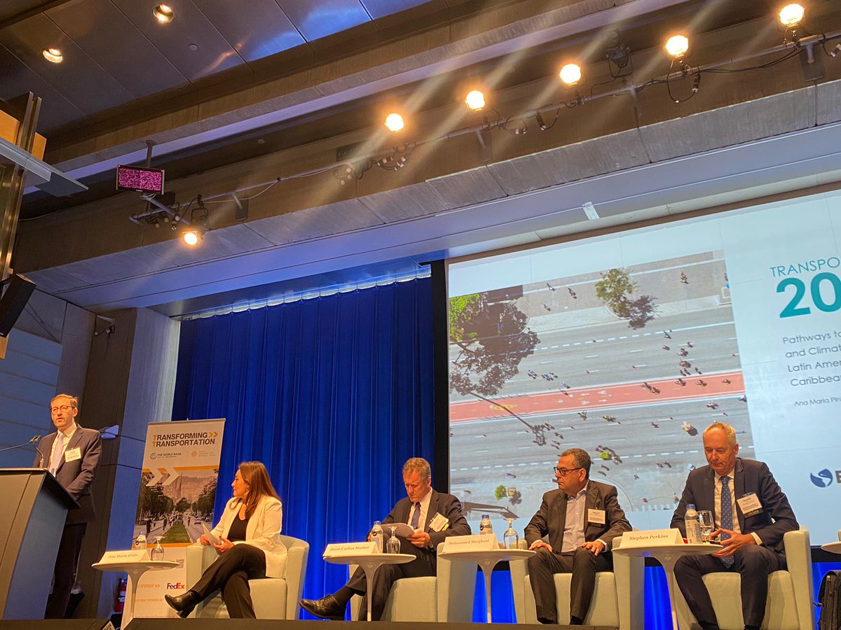 anapintoBID's tweet photo. Reflecting on insightful #TTDC24 discussion. Climate change is reshaping transport in #LaAm & #Caribbean. Infrastructure & transport for inclusive #sustainablesocieties. @the_IDB we're committed to green transport. Let's work towards a resilient transportation future. #IDBImpact+ https://t.co/5ZwBP2tOAg