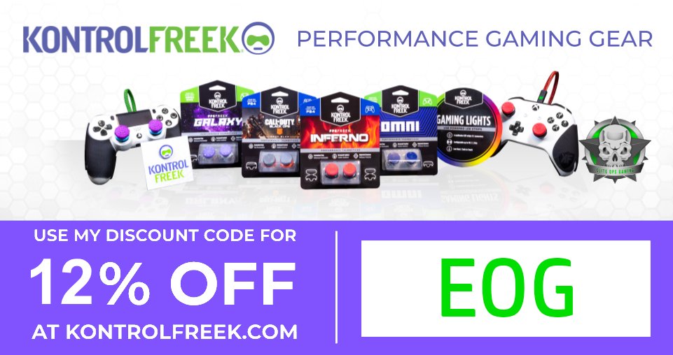 HUGE @KontrolFreek DEAL!! Spend $30+ Get: ✅ FREE Gaming Lights ✅ FREE Shipping ✅ Use Code 'EOG' at checkout for an extra 12%OFF Order your gear here: glnk.io/3vlxq/EOG #KFCreator #FreekNation #EOGclan