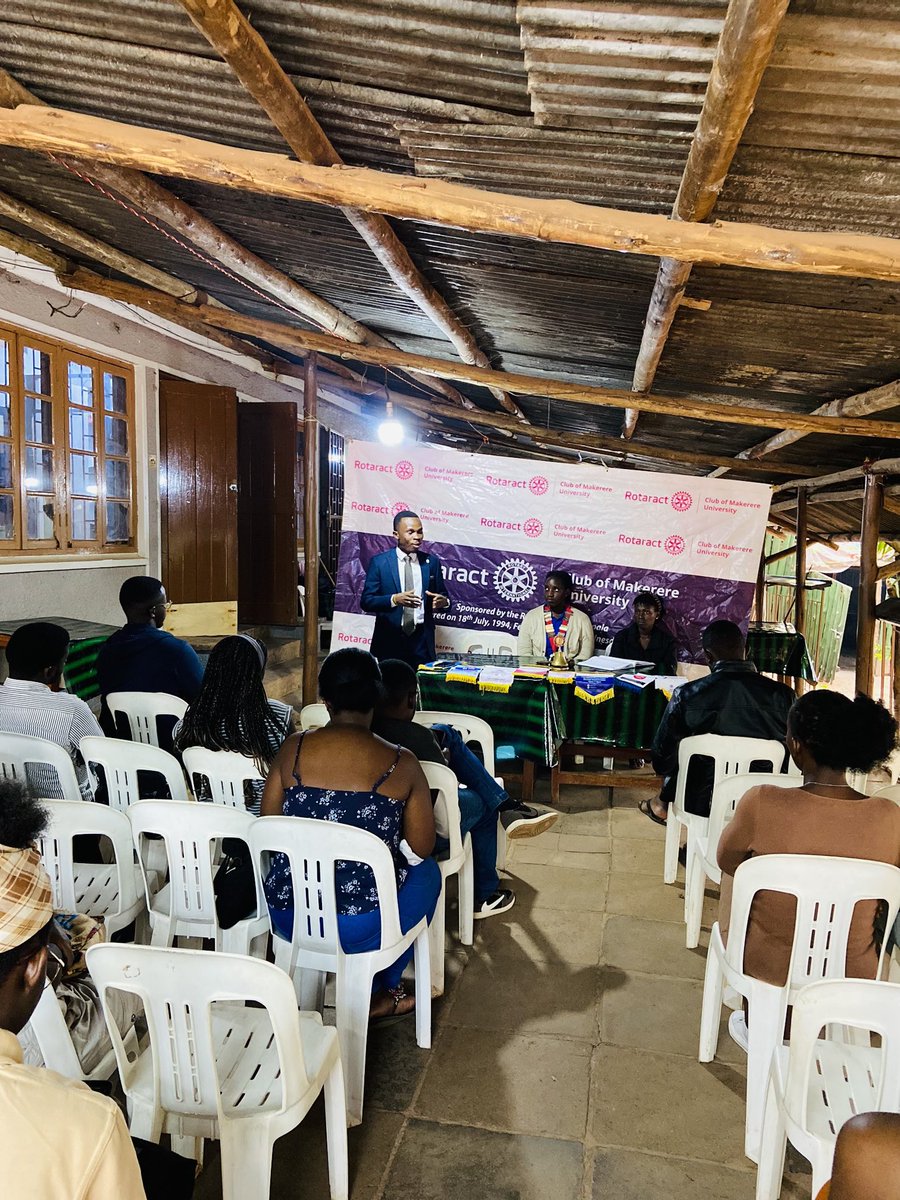 Rotaract_MUK's tweet photo. An interactive and educative fellowship we had with Rotaracter Ssekalega Jonathan on how we can strengthen society with Rotaract partnerships☺️. Don’t miss out next week as we relearn and learn https://t.co/kZx9ZRXNFT