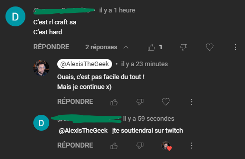 C'est fou comme ça fait plaisir ce genre de messages !
Merci à tous💜