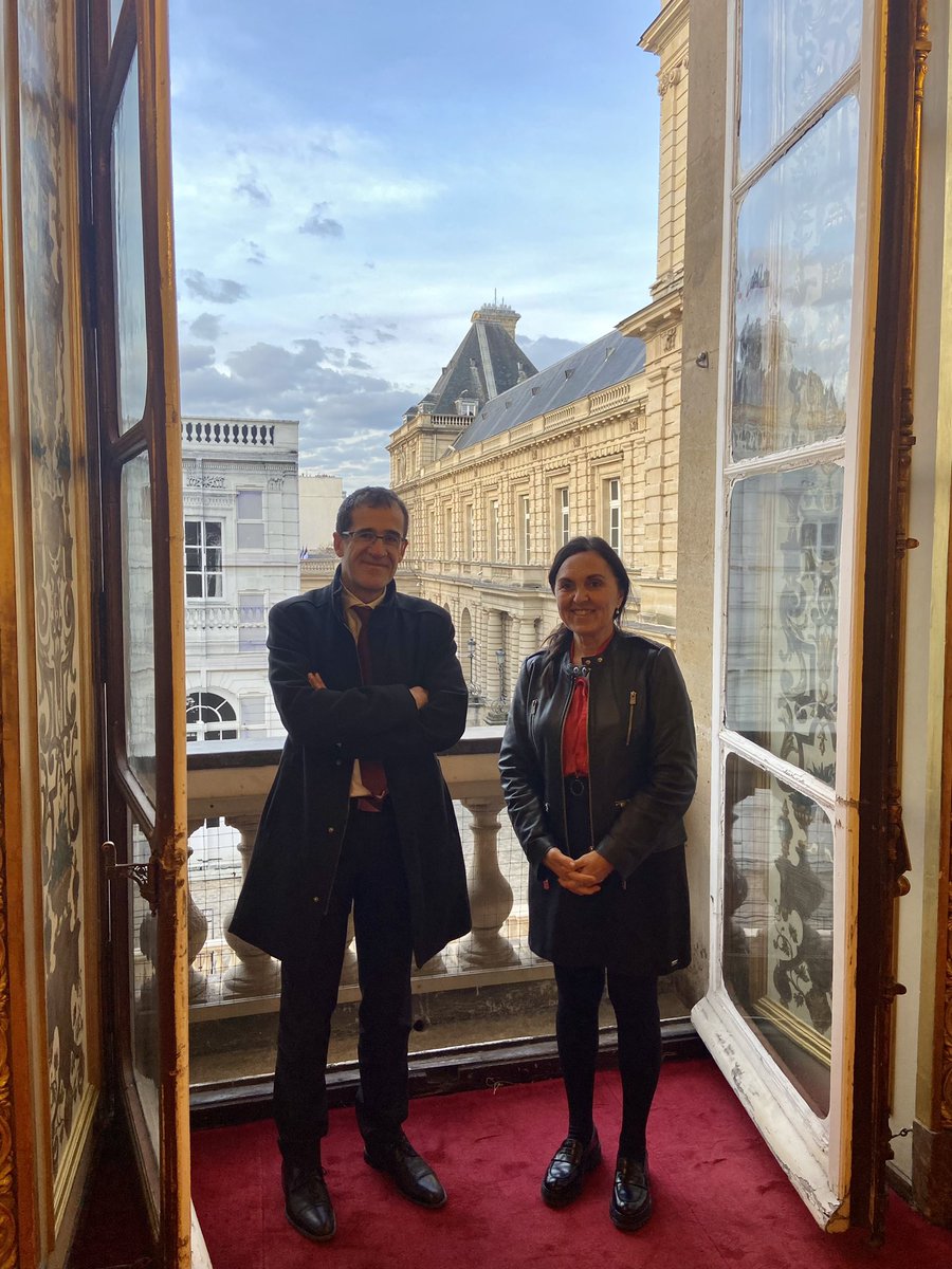 Un honneur d’être reçu au Sénat hier, afin d’échanger avec la Sénatrice @demas_patricia 🗼la mutualisation des infrastructures numériques est un enjeu essentiel dans les territoires ! #FTHD