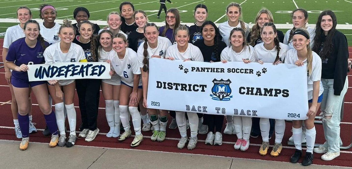 BACK 2 BACK Undefeated District Champs for both Boys and Girls  ⚽️ 💪 Super proud for all the hard work they have put into this season. #Unfinishedbusiness #TXHSSoccer #UILSoccer #2024Goals @DawsonLopez_3 @MidloSoccer @LethalSoccer  @MHSPanthers @GMsportsMedia1 @Gosset41