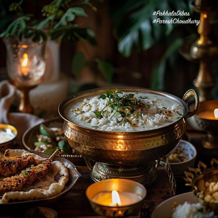 Embrace rainy days with a twist! Say hello to #Odia #PakhalaDibas: Candle-lit dinners, royal feasts, and cozy vibes fit for a rainy day royalty! Let's redefine celebration.