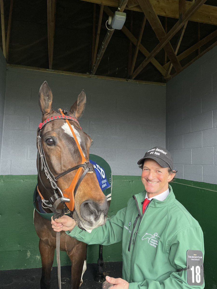 If you didn’t already know, Alan is Hector Javilex’s No.1 Fan 🥇 It was great to see Hector run so well last week at Cheltenham Festival, and as always, Alan was there to lead him up. #charlielongsdonracing #hectorjavilex #cheltenhamfestival #cheltenhamraces #fedontopspec