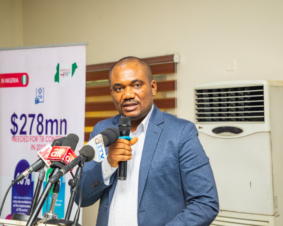 @USAIDNigeria's Dr. Rupert Eneogu speaking during the 2024 #WorldTBDay press conference, highlighted the need to increase govt investment in TB detection & treatment. The event raised awareness about the importance of detecting TB early & investing in govt resources to combat it.