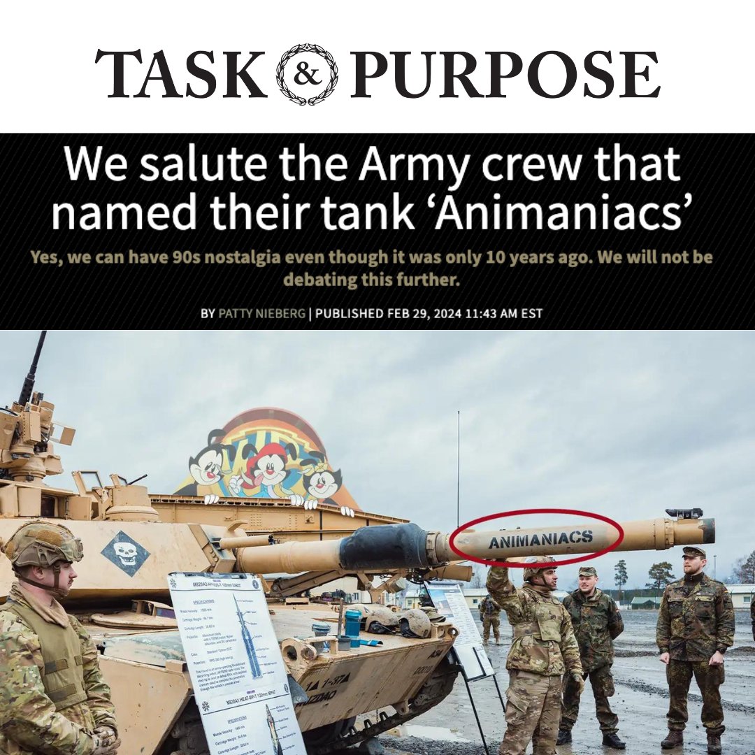 😲 HOW COOL IS THIS? Thank You, @taskandpurpose, for this cool article!! Read it HERE -> taskandpurpose.com/news/army-crew… We thank you for your service.