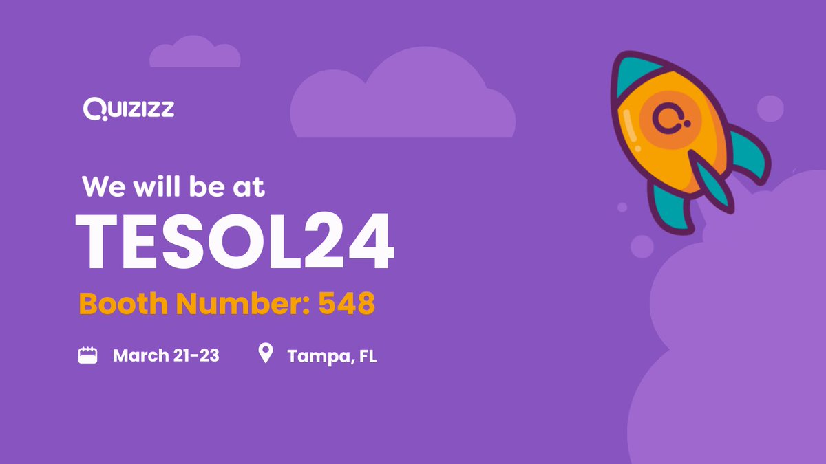 It's #SpringBreak! This means soaking up the #EdTech at #TESOL2024. We'll be at Booth 548 TOMORROW to give out sunshine (really), socks (yup), and smiles (always). 🌊 ☀️

@TESOL_Assn