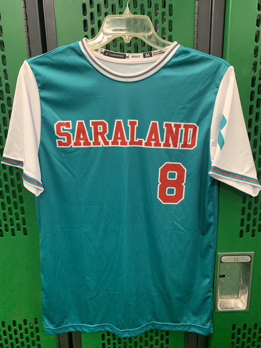 chaw92's tweet image. Big thanks to ⁦@coachsunnycalb⁩ and Saraland Softball for their support of ovarian cancer research and the life and legacy of Alex Wilcox…..thanks for the jersey! #classact