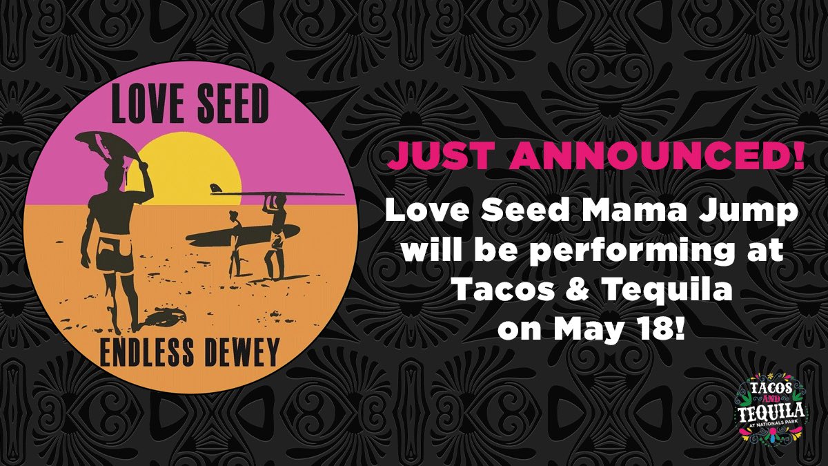 🎶 We're thrilled to announce that local favorite @LoveSeedBand will be rocking the stage at Tacos & Tequila May 18! 🌮🍹 Grab your tickets now at nats.com/tacosandtequila
