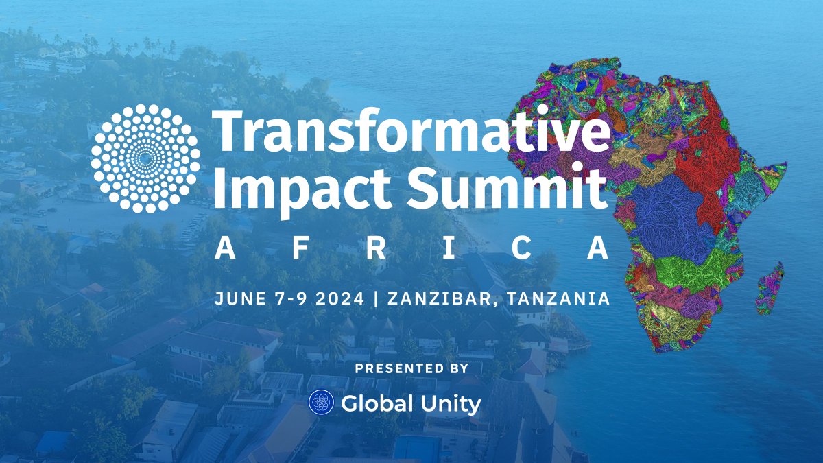 🌍 Thrilled to unveil Transformative Impact Summit Africa - June 7th-9th in Zanzibar, Tanzania! 

A gathering to unite innovative change-makers, social entrepreneurs, investors, and policy makers aiming for a regenerative future. 

#TransformativeImpactSummit #ImpactInAfrica