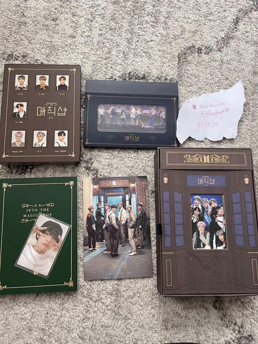 Novahuuds's tweet photo. Selling Bts 5th muster dvd with Taehyungs photocard. This item is up for QYOP for now. I’m shipping from Europe! I accept paypal F&amp;F and G&amp;S if you pay the fees. Msg me if you are interested!

#bts #btsdvd #btsalbum #btssale #btssales #btsphotocard #btsphotocardsale #5thmuster https://t.co/7CisSGQU6S