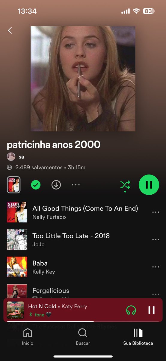 Simplesmente a playlist pra treinar 🫶🫶