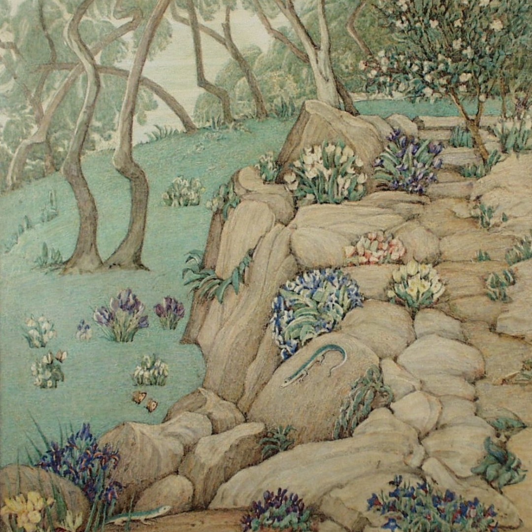 🌸🌼 Happy Spring Equinox ! We're welcoming the new season with this beautiful painting by Helen Lavinia Cochrane (1868-1956) titled - appropriately - 'A Song of Spring'. #SpringEquinox #HelenLaviniaCochrane #WomenArtists