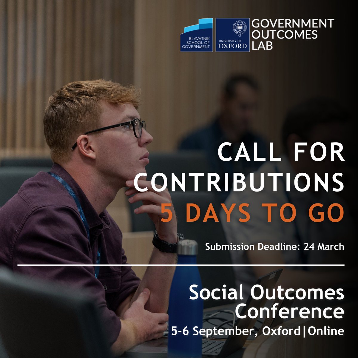 ⏰ The clock is ticking!! JUST 5 DAYS to go before our Call for Contributions closes. Don't miss the chance to showcase your impactful work and join us at #SOC24. 🔗 golab.bsg.ox.ac.uk/community/news…