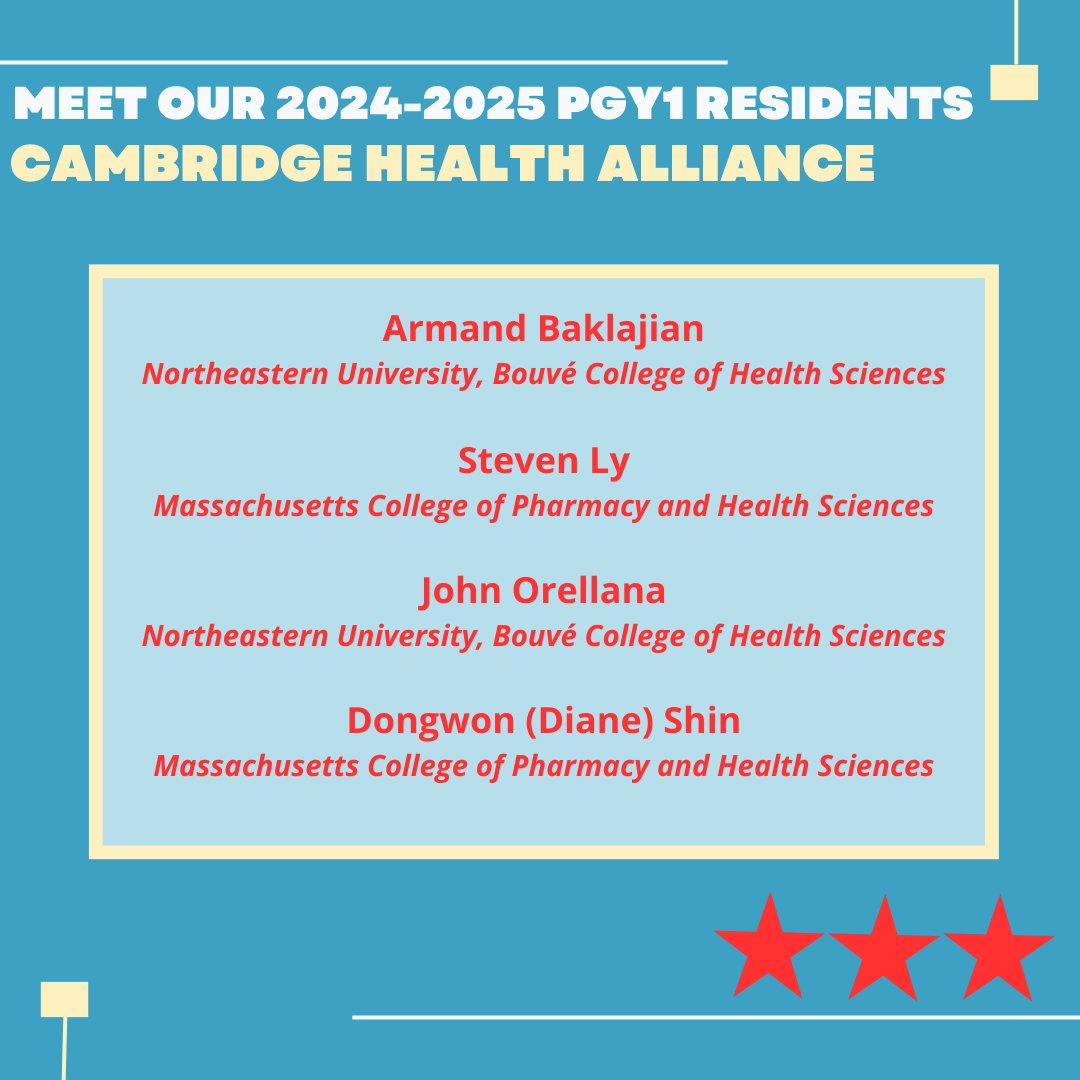 CHA Pharmacy Residency tweet media