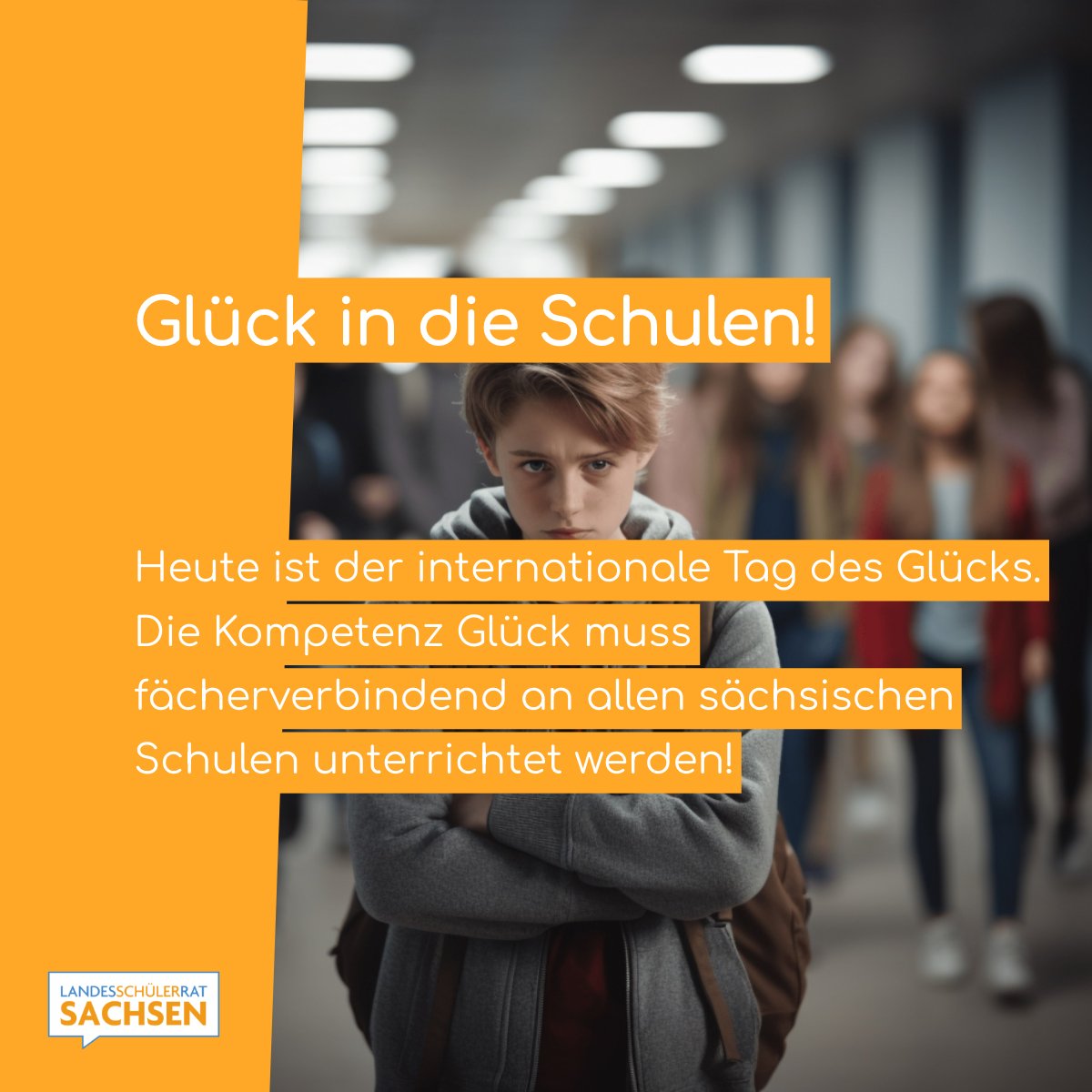 Heute ist der internationale Tag des Glücks! Dazu sagen wir: Glück muss fächerübergreifend Teil der sächsischen Lehrpläne werden! Unser ausführliches Statement ⬇️
svlink.de/rErlR