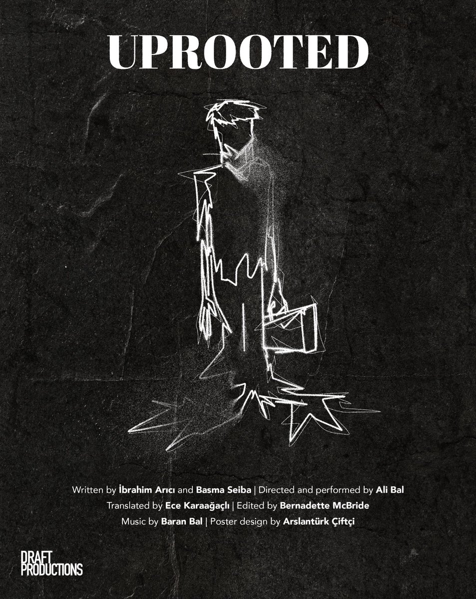 'Uprooted'
Sunday 5th May 19:30 / 📍Hope Street Theatre
Saturday 18th May 19:30 / 📍Arts Bar Studio 3