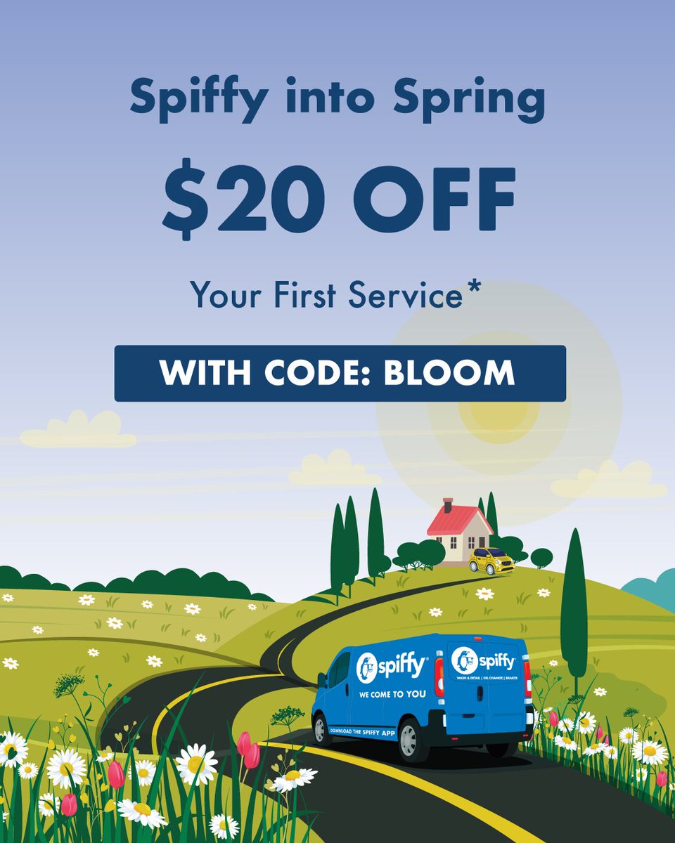 Spiffy your way into Spring and breeze through your to-do list ✅

With Spiffy, professional car care comes to you. Reclaim your time, trust your car with our certified experts, and kick those dust bunnies to the curb! 💨🐰

#GetSpiffy #SpiffyClean #Spring #MobileCarCare
