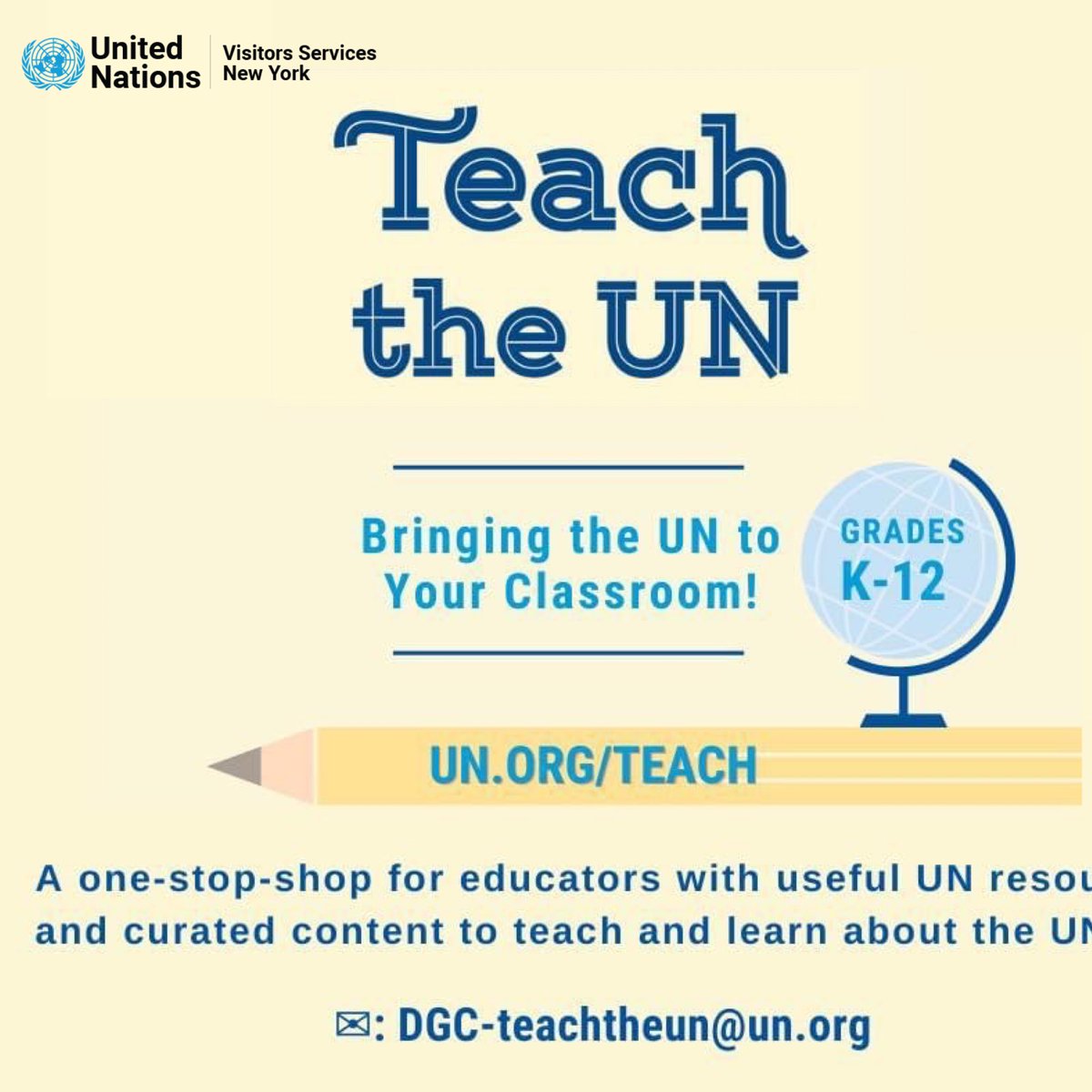 Educators 👨🏻‍🏫 👩🏾‍🏫 🧑🏼‍🏫 and parents 👨‍👩‍👧‍👦, looking to engage young minds with the @UN' work 🇺🇳? Explore #TeachTheUN, your one-stop destination for resources that make learning ✍🏼📚 about global issues like #SDGs, #HumanRights, and #Peacekeeping engaging and enjoyable!