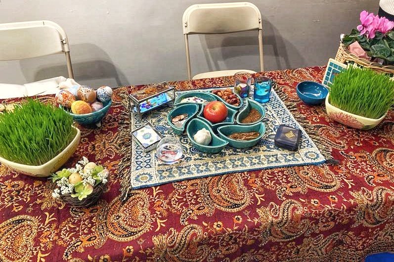 ✨️Happy Nowruz✨️ Celebrating #Nowruz   , the Persian New Year, and arrival of Spring. One custom includes setting up a #haftseen table with items representing aspects of life, renewal, and prosperity. ✨️Aideh Shoma Mobarak✨️