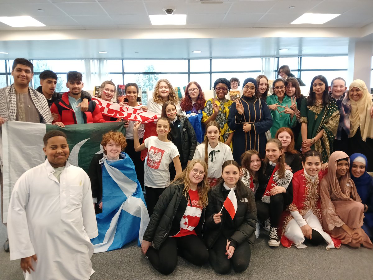 So as we all know <a href="/HolyRoodRCHigh/">Holy Rood RC HS</a>, normally Ms. McCabe's favourite day is #WorldBookDay but there's also a lot to be said for our Culture Day.  Great to see so many of our regular library users taking part in what is a truly inclusive event.  Keep well, keep happy, keep reading!