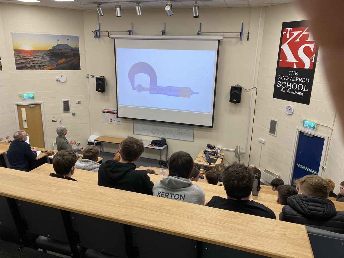 Sixth form students studying business, economics and chemistry ⁦@TKASA6th⁩ all enjoyed an informative and entertaining talk from entrepreneur Anthony Lipmann whose London-based business trades in rare metals sourced from around the world