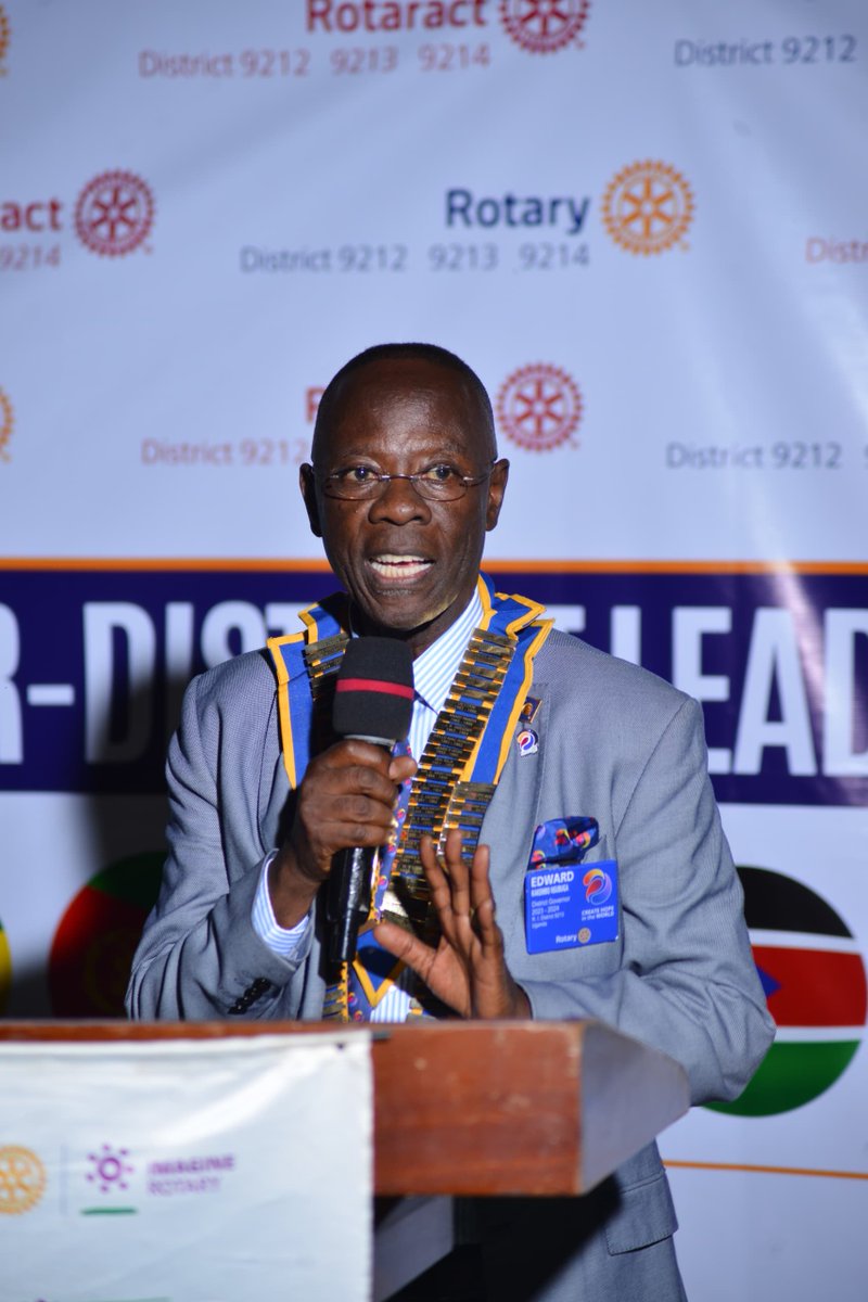 rotaryd9213's tweet photo. #Thread

Our esteemed District Governor @DGEdwardKakembo giving his opening remarks to the Rotarians gathered today for this special event.

#RotaryLeadersSummit | #RotarySummit. https://t.co/qTsydQw0bn