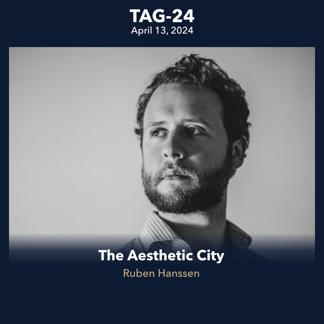 Nir_Buras's tweet photo. Join us on April 12 for the first day of TAG-24!
Ruben Hanssen will speak on @aesthetic_city at 16:40 EDT/21:40 BST.
Register Here: https://t.co/I3x7zv9IG7
All donations are appreciated.
#tag24 #classicplanning #theaestheticcity #urbanplanningdesign https://t.co/BZsVYrHeYK