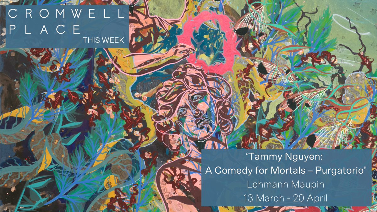 Cromwell Place (@cromwellplaceuk) on Twitter photo THIS WEEK: 'Tammy Nguyen: A Comedy for Mortals – Purgatorio'.
<a href="/LehmannMaupin/">Lehmann Maupin</a> presents Tammy Nguyen’s first solo exhibition in the UK. The second in a three-part series based on Dante Alighieri’s narrative poem, ‘The Divine Comedy’.
More info: cromwellplace.com/whats-on/tammy… THIS WEEK: 'Tammy Nguyen: A Comedy for Mortals – Purgatorio'.
<a href="/LehmannMaupin/">Lehmann Maupin</a> presents Tammy Nguyen’s first solo exhibition in the UK. The second in a three-part series based on Dante Alighieri’s narrative poem, ‘The Divine Comedy’.
More info: cromwellplace.com/whats-on/tammy…
