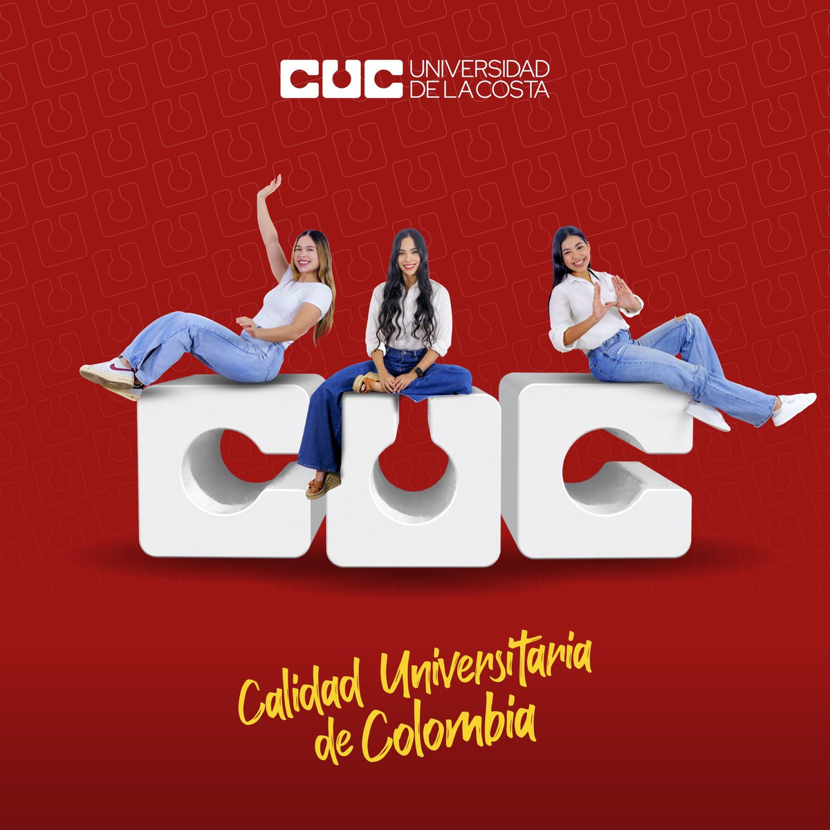 UniCostaCOL's tweet photo. Somos CUC, ¡La Universidad de la Costa! 

Con una trayectoria de excelencia y compromiso, reafirmamos que somos #CalidadUniversitariaDeColombia. 

Evolucionamos para seguir brindándote una educación con la mejor calidad, que potencialice el conocimiento en el país.  

#SomosCUC https://t.co/MkJ1EgFgfo