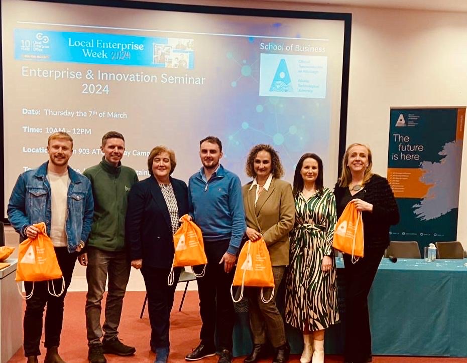 ATU_GalwayCity's tweet photo. ๐ขThe ATU Galway City Campus School of Business ran an event titled "Entrepreneurship & Adaptability, Innovation & Sustainability", to mark Local Enterprise Week 2024 . Many thanks to all the companies who attended and presented on the day ๐
#ATU #LocalEnterpriseWeek2024 https://t.co/eUWgQUSZwO