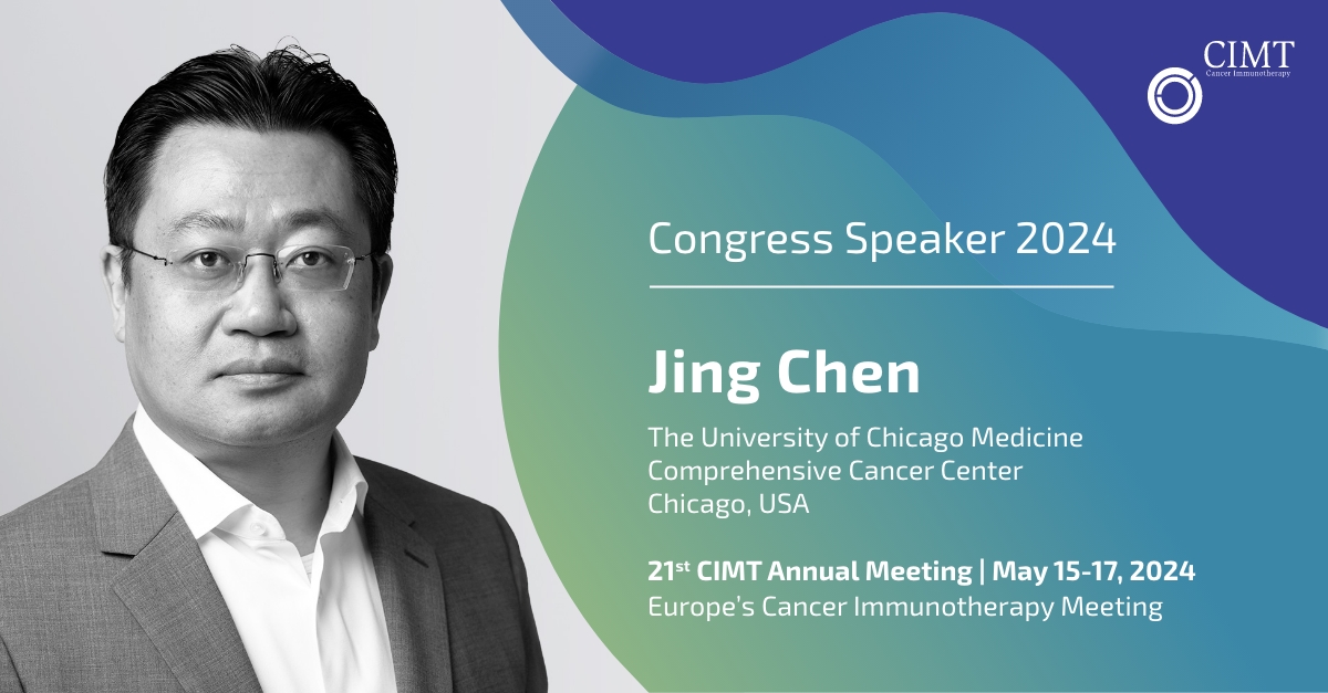 Register for the 21st CIMT Annual Meeting and hear from Jing Chen @UChicagoMed about the influence of nutrition in cancer therapies and recent findings on the effects of dietary nutrients on reprogramming of CD8+ T cells to increase anti-tumor immunity. meeting.cimt.eu