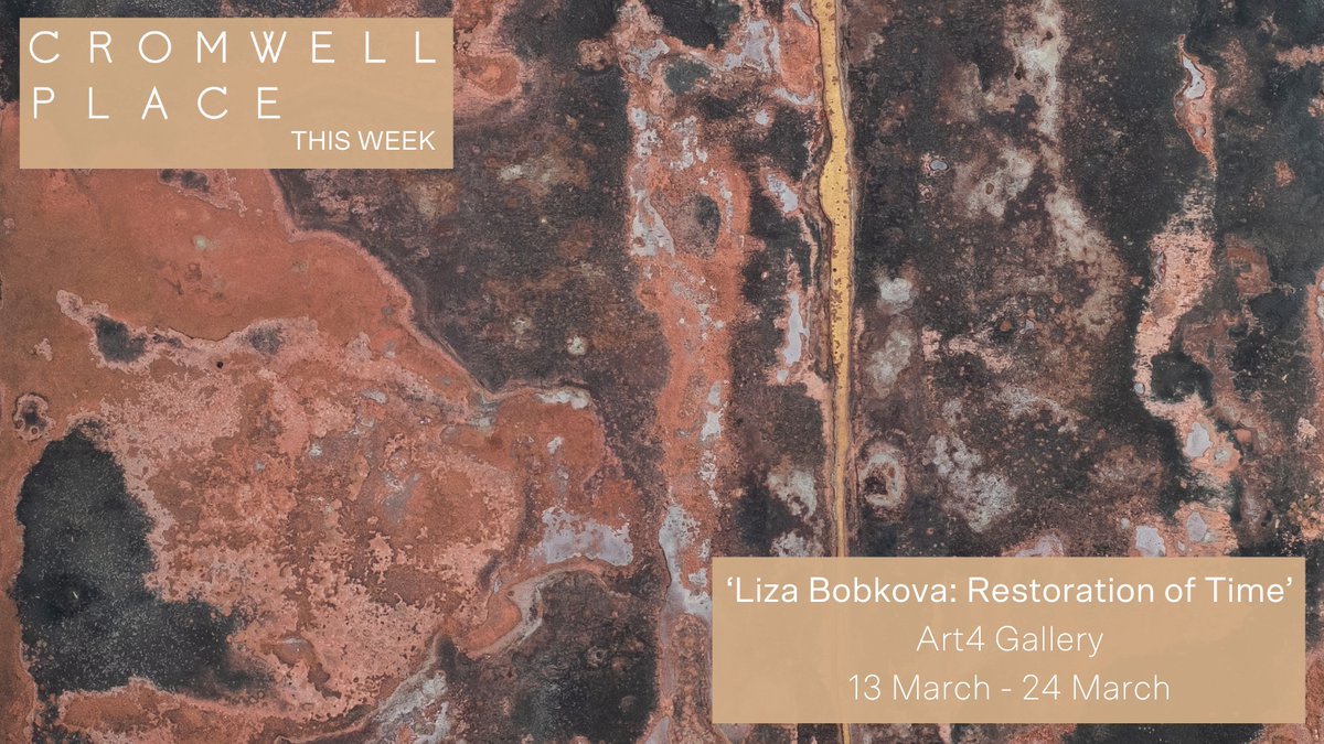 THIS WEEK: 'Liza Bobkova: Restoration of Time'. Presented by Art4 Gallery, the first UK exhibition by contemporary artist, Liza Bobkova, explores time through two new series of sculptural works, one in bronze, the other in porcelain. 
More info: cromwellplace.com/whats-on/liza-…