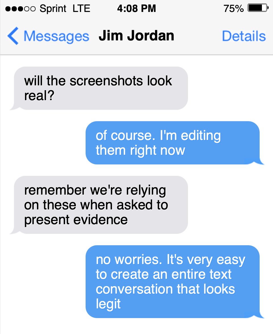caustic_muse's tweet photo. Jim Jordan tables the request from Raskin to produce the data because they'd rather just keep presenting screenshots as evidence as if nobody can ever fake a text message conversation 

#GOP #OversightCommittee #Hearing #Sham #HunterBiden #ThereIsNoEvidence https://t.co/Xdxj0qsQ77