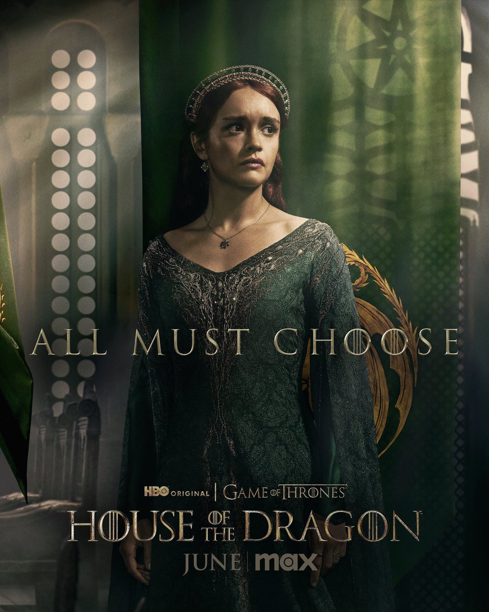 olivia cooke as alicent hightower for 'house of the dragon' season 2 #houseofthedragon