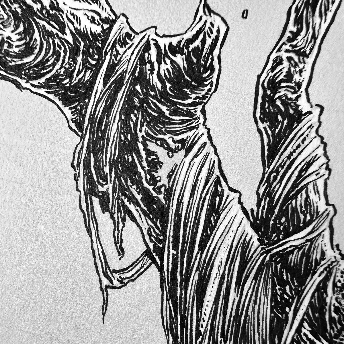 Here’s a tiny peek at a new upcoming cover. This one is all spooky texture goodness. As usual…