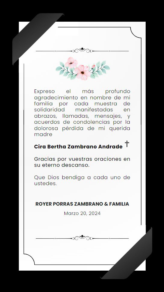 Embajador Royer Porras Zambrano tweet media