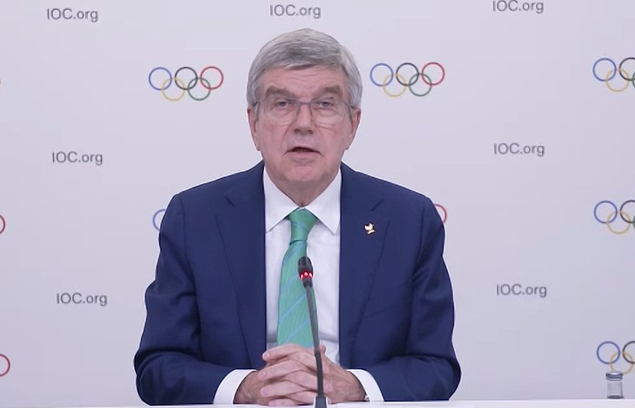 AnythingbutF's tweet image. 'A new low' is the official line from the IOC, on behalf of #Olympics President Thomas Bach who didn't want to comment personally, following Russian statements and accusations of "racism and neo-Nazism"
#Paris2024 #IOCEB