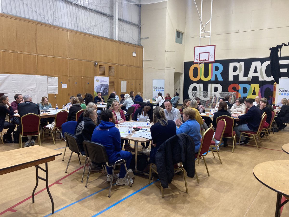 Great to be out in Finglas this morning to facilitate our ‘co-creating health literacy solutions workshop’. Thank you to all attendees, our partners Sláintecare Healthy Communities, and the @dcu_shhp and @insight_centre project team.