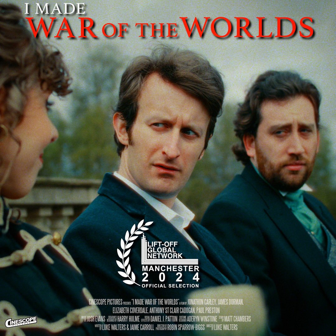 The Martians have lift off! Quite literally! “I Made War of the Worlds” has been selected to be a part of the @liftoffnetwork Manchester. The program runs March 11th - 8th April

#liftoffglobalnetwork #liftofffilmfestivals #liftoffonline #onlinefilmmakersmanchester #shortfilm