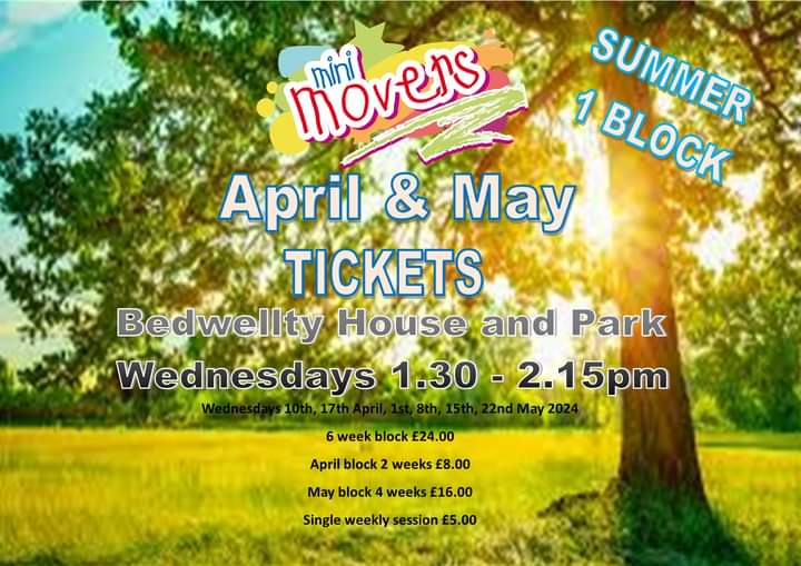 Mini Movers Parent & Toddler Sessions Tickets are now available for our Summer 1 block of sessions - this block covers sessions running during April & May 2024. You can book your tickets via our booking link ⬇️ trybooking.com/uk/eventlist/m…