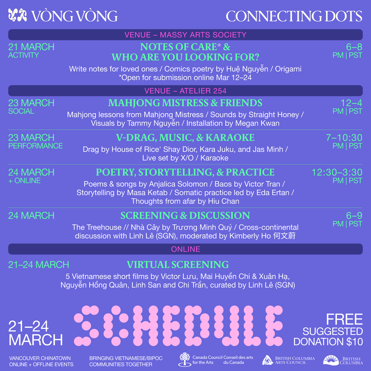 QuantumCareCa's tweet photo. Join Eda and Masa (Sun, Mar 24) at Vòng Vòng for a global experience of diverse voices connecting the dots of life's polarities, Mar 21-24. Free/donation-based events, supporting #Gaza fundraiser.
In-person in #Vancouver or #online

Full info: https://t.co/jWyVmjsPjX

#VongVong https://t.co/FAR1EzthSe