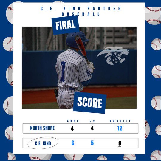 Panthers ended the games in dramatic fashion with WALKOFF victories over North Shore. @MccallDemetrius @Howard_Educator @KingHSPanthers @SheldonISD @thedrgrady @SISD_RunsWell @JRWebster1 @BeckyZalesnik @CEKingladyhoops @CoachFitz85 @CEKingBSB @corylaxen
