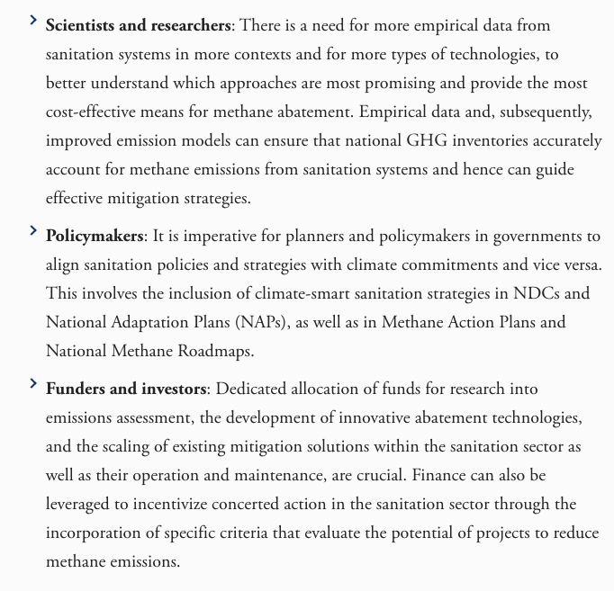 Reducing methane emissions from #sanitation is URGENTLY needed. 
GOOD NEWS: there are solutions - including container-based sanitation services which reduce methane by quickly treating waste. 

Find out more in this CRSC &amp; WINZ call to action:  shorturl.at/cfgkR