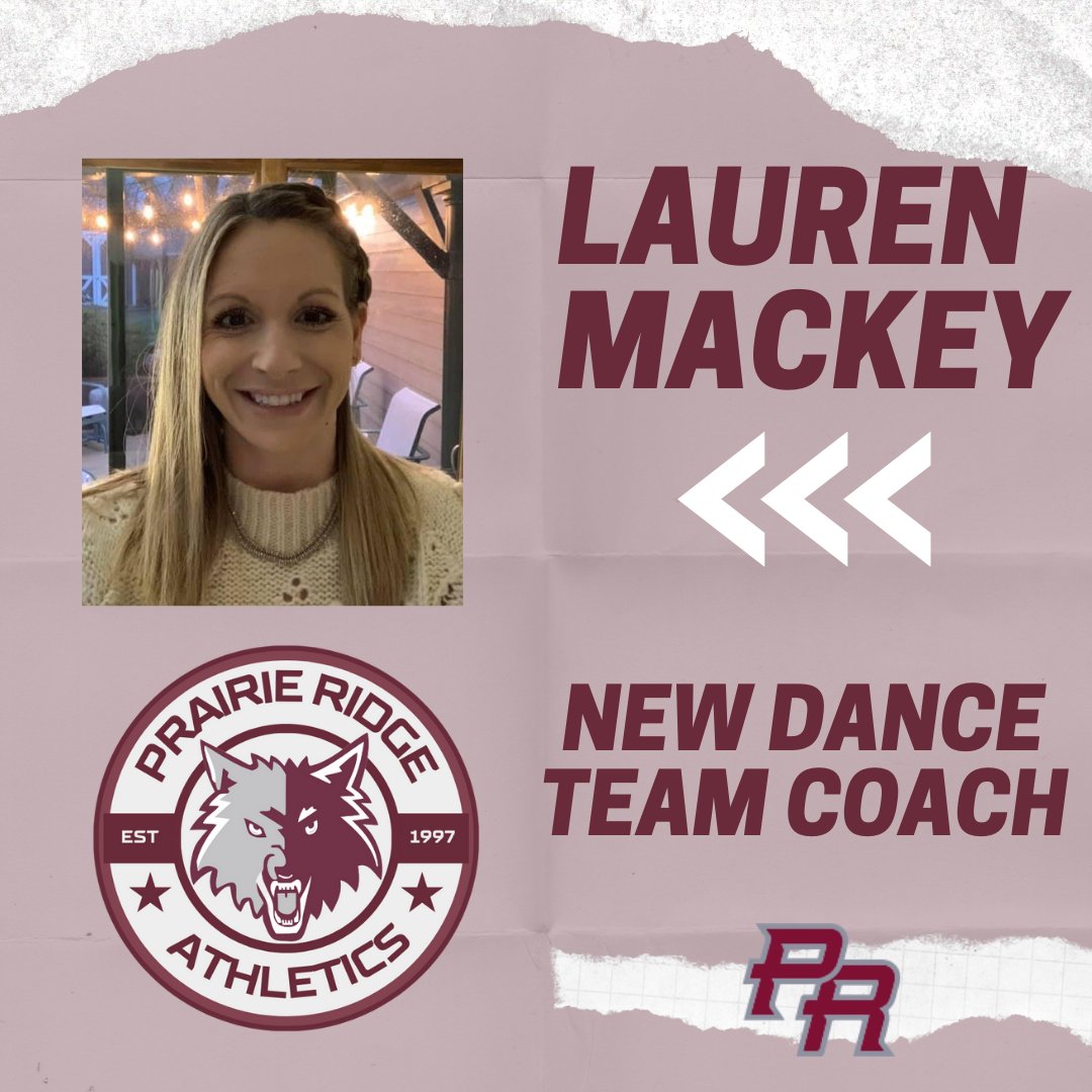 One more coaching announcement-Lauren Mackey will be our new Dance Team Coach! Lauren brings several years of studio experience and IHSA dance team experience to our program! GO WOLVES!