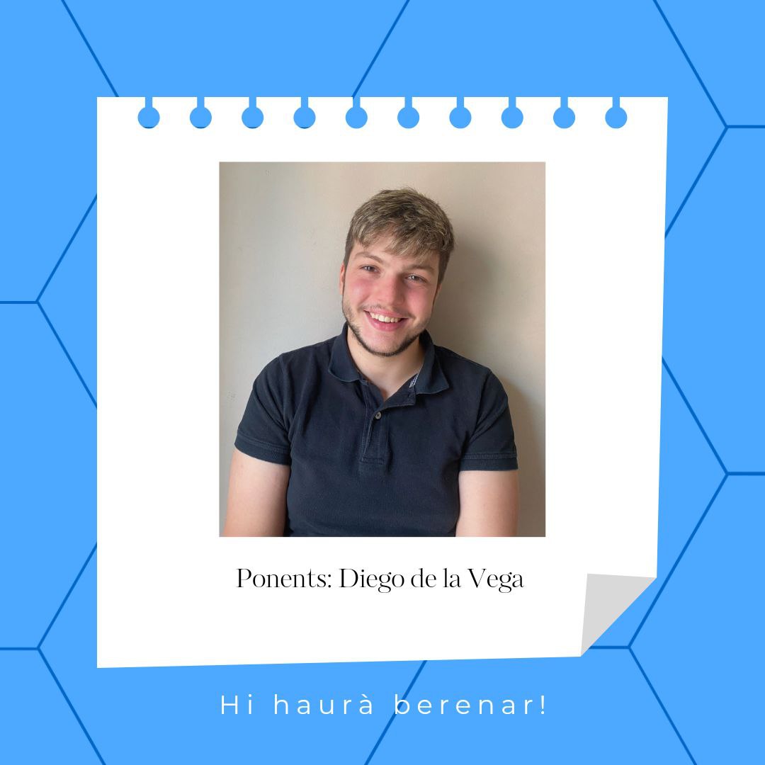 RECORDATORI ‼️

Avui tenim un Journal Club molt especial, ja que el ponent és el nostre estimat responsable de Divulgació: el Diego de la Vega! 🤩

Com sempre, a les 19:00h 🕗 a l'Hotel d'Entitats de Plaça Cívica!

Ens veiem! 🫶